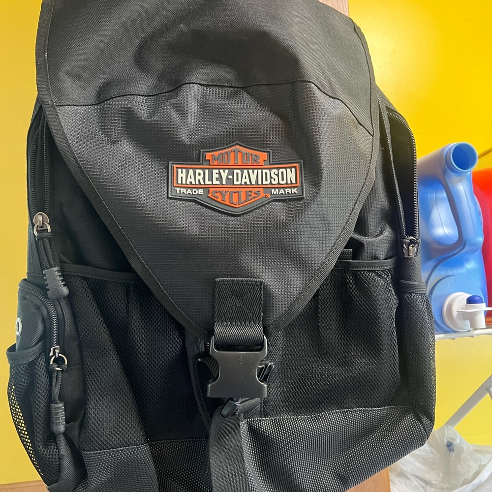 Harley-Davidson Black Backpack - Rugged Logo Pack
